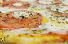 Pizza de liquidificador sem gluten